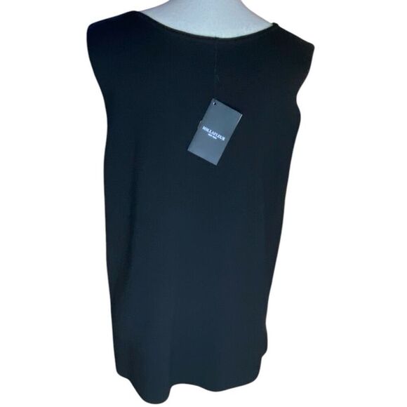 MM. Lafleur Womens Black Merino Wool Sleeveless Louisa Tank Top Size 2 NWT - Picture 3 of 6
